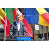 VIDEO Klaus Iohannis a fost decorat cu Premiul European &bdquo;Carol al IV-lea&rdquo; al Asociaţiei Germanilor Sudeţi