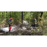 VIDEO Un avion de mici dimensiuni s-a prăbuşit &icirc;n judeţul Giurgiu