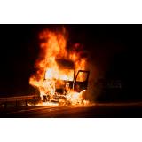 Un TIR a luat foc pe Autostrada A3. Traficul a fost restricționat &icirc;n zonă