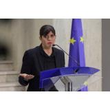 &nbsp;VIDEO Laura Codruţa Kovesi, &icirc;ntrebată dacă va candida la&nbsp;prezidenţiale:&nbsp;&bdquo;Nu&rdquo;, &bdquo;No&rdquo;, &bdquo;Nein&rdquo;, &bdquo;Nie&rdquo;&nbsp;