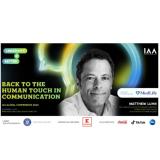 Matthew Luhn &ndash; Star Speaker: Conferința Globală IAA &ldquo;Creativity4Better&rdquo; 2022