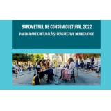 INCFC: Barometrul de Consum Cultural 2022 semnalează nevoia de educație culturală