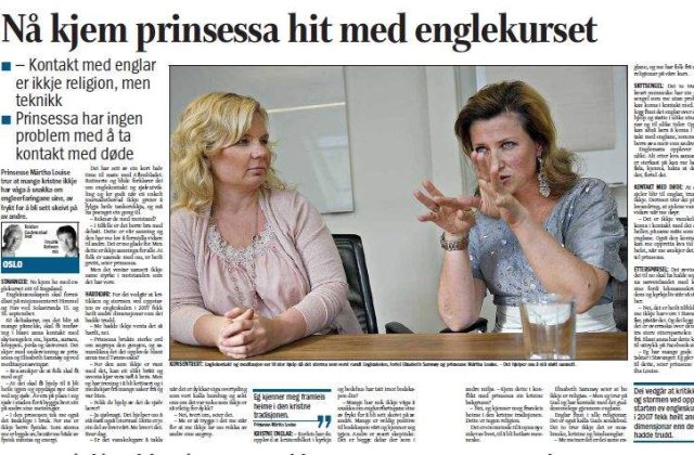 Printesa Norvegiei poate vorbi cu mortii