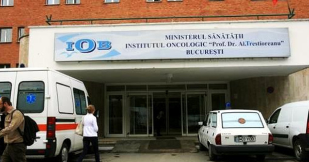 Un bolnav internat la Institutul Oncologic s-a aruncat pe geam