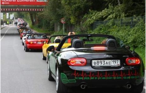 Cea mai lunga coloana de roadstere Mazda MX-5 - Record mondial!