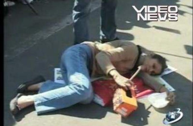 [VIDEO] Violente la miting: Protestatarii si-au iesit din minti