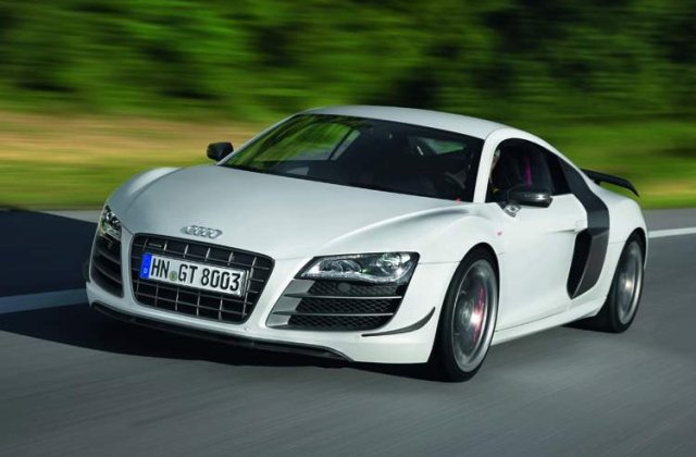 Cel mai rapid Audi - R8 GT. Putin peste Lamborghini Gallardo!