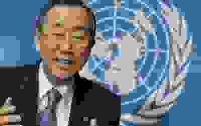 Ban Ki-moon conduce in...