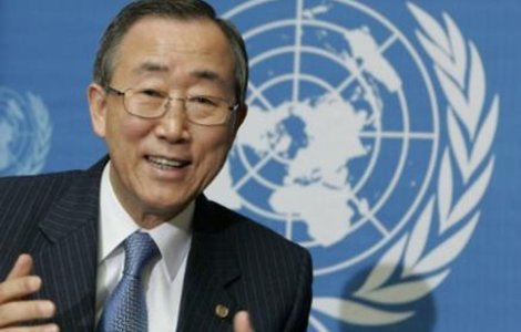 Ban Ki-moon conduce in sondajele pentru prezidentiale in Coreea de Sud