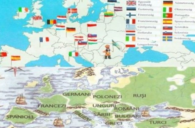 Elevii de clasa a IV-a au primit manuale cu steagul secuiesc, in loc de tricolor