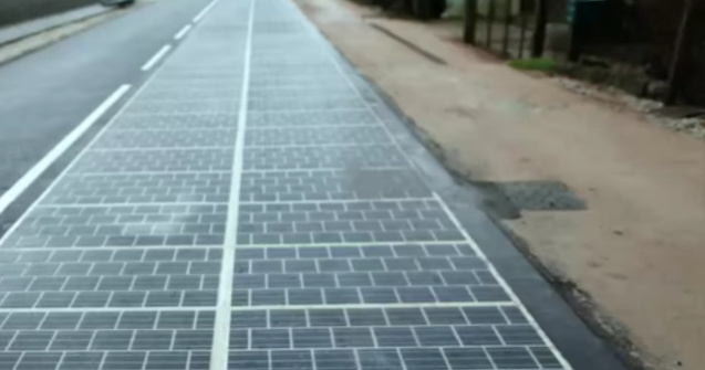  Video  Prima strada solara din lume, data in functiune