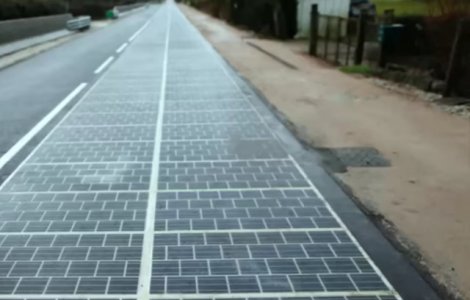  Video  Prima strada solara din lume, data in functiune