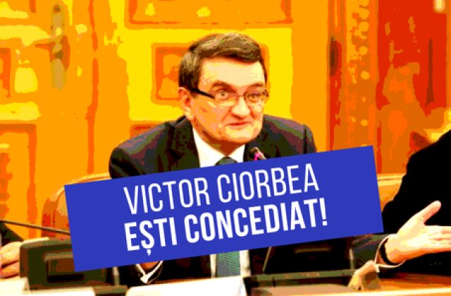 "Victor Ciorbea, esti concediat!" - petitie pentru demiterea Avocatului Poporului