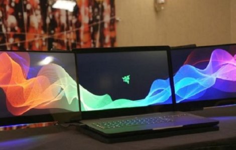 Razer Project Valerie - un laptop cu trei (3!) monitoare