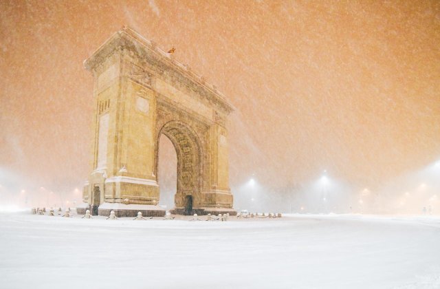Cod GALBEN de frumusete! Capitala, sub troiene de zapada