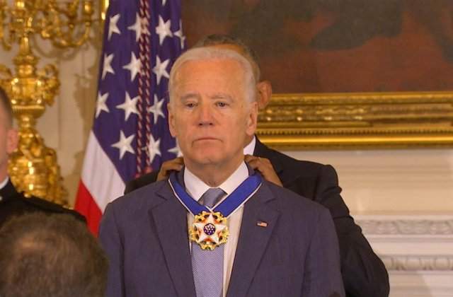 Obama i-a oferit vicepresedintelui sau cea mai inalta distinctie civila, intr-o ceremonie emotionanta
