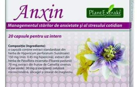 Scapa de stresul cotidian cu Anxin de la Plantextrakt