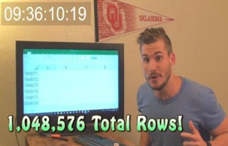  Video  A dat scroll 9 ore pentru a ajunge la finalul unei pagini Excel
