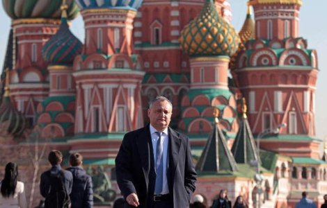 Igor Dodon va merge la Moscova, unde se va intalni cu Vladimir Putin