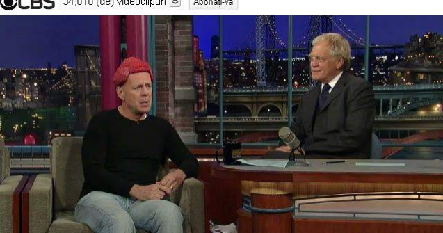  Video  Bruce Willis o ironizeaza pe Lady Gaga