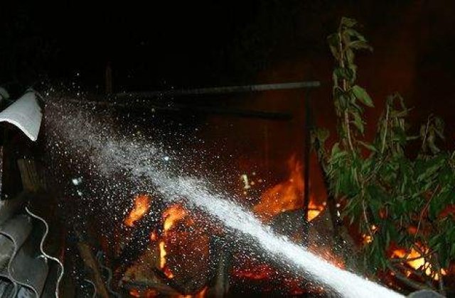 Incendiu puternic in Medgidia