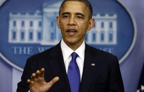  Video  Barack Obama i-a facut o supriza purtatorului sau de cuvant la ultima conferinta de presa