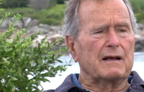 Fostul presedinte american George H.W. Bush, internat de urgenta