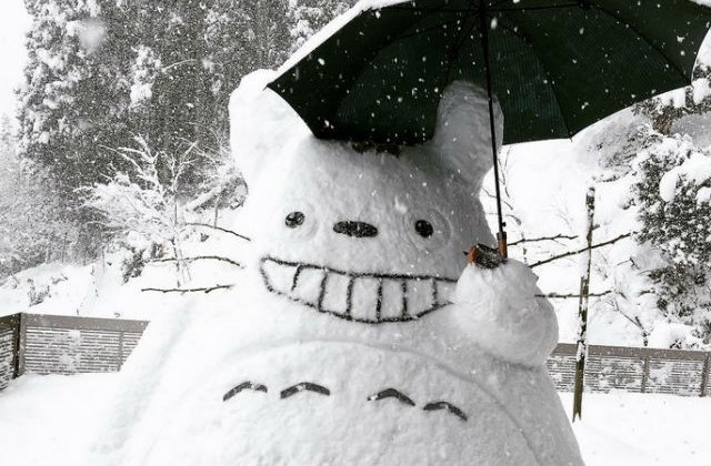 [FOTO] Impresionant. Cum arata oamenii de zapada in Japonia