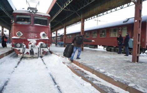 CFR Calatori a anulat vineri 21 de trenuri