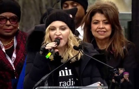 Madonna, la Marsul Femeilor: M-am gandit mult sa arunc in aer Casa Alba