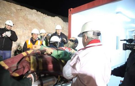  Foto : Minerii din Chile: Insemnari din subteran
