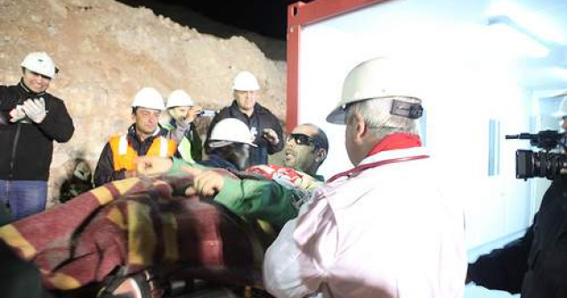  Foto : Minerii din Chile: Insemnari din subteran