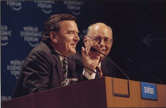 Gerhard Schroeder, in vizita in Romania