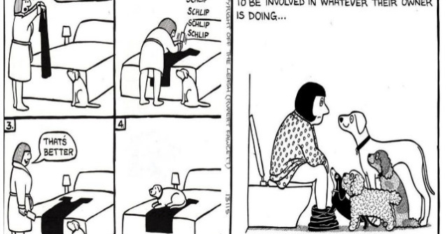  Top  Viata alaturi de un caine in 10 ilustratii simpatice