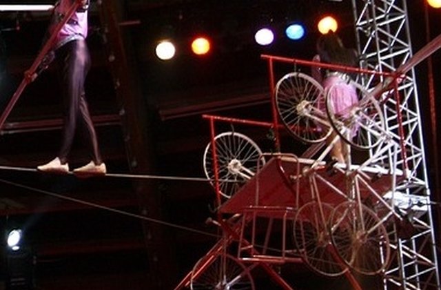 Incident la Circul Globus. Un acrobat a cazut de la mare inaltime in timp ce executa "roata mortii"