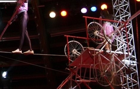 Incident la Circul Globus. Un acrobat a cazut de la mare inaltime