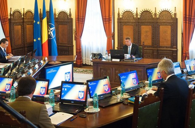 CSAT se reuneste pentru a da avizul pentru bugetele institutiilor desemnate cu apararea tarii