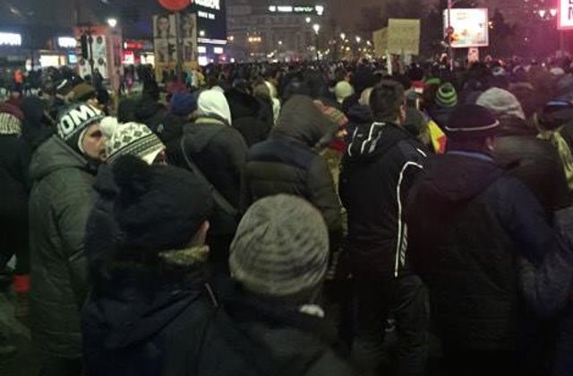 Un nou protest in Bucuresti, anuntat in cazul in care Guvernul aproba maine OUG privind gratierea si modificarea Codului Penal