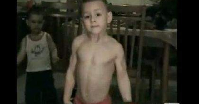 Giuliano Stroe, copilul roman culturist, noul Arnold Schwarzenegger