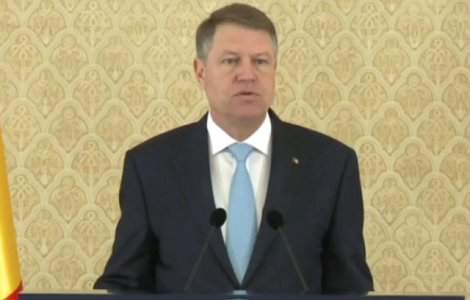 Klaus Iohannis, mesaj pentru PSD: "Jos mainile de pe DNA"