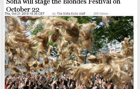 Sofia: Prima "Conventie internationala a blondelor"