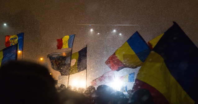  Top  Ziua a IX-a de proteste. Oamenii au infruntat viscolul si gerul