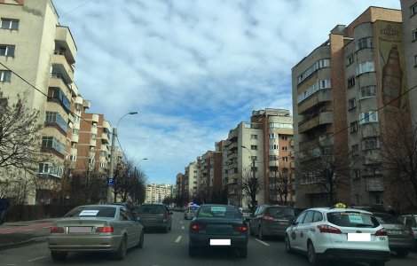 O noua forma de protest in Cluj. Soferii au mers cu 10 km/h