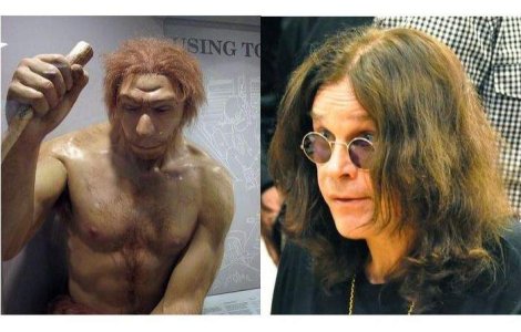 Ozzy Osbourne, inrudit cu omul de Neanderthal