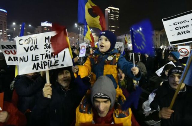 Pozitia UNICEF fata de prezenta copiilor la proteste