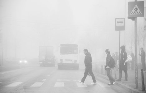 Cod galben de ceata in sase judete din vestul si nord estul tarii