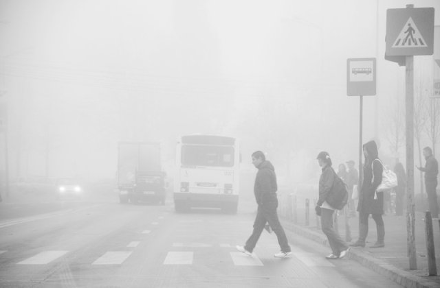 Cod galben de ceata in sase judete din vestul si nord estul tarii
