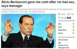 Silvio Berlusconi ar fi intretinut relatii sexuale cu o minora