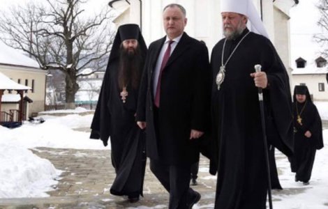  Foto  Igor Dodon, intalnire cu Mitropolitul Vladimir