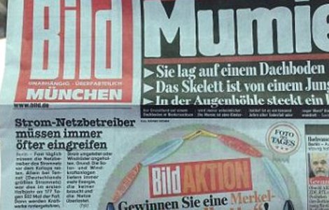Cotidianul Bild admite ca a publicat o stire falsa si si-a cerut scuze